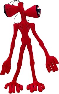 RkBaoye Siren Head Brinquedos de pelúcia Boneca de monstro Brinquedos de pelúcia macios de animais com desenho de Sirenhead de terror Almofadas de pelúcia Almofada de abraçar Aniversário Natal Ano Novo Presente para crianças Meninos Meninas Adultos
