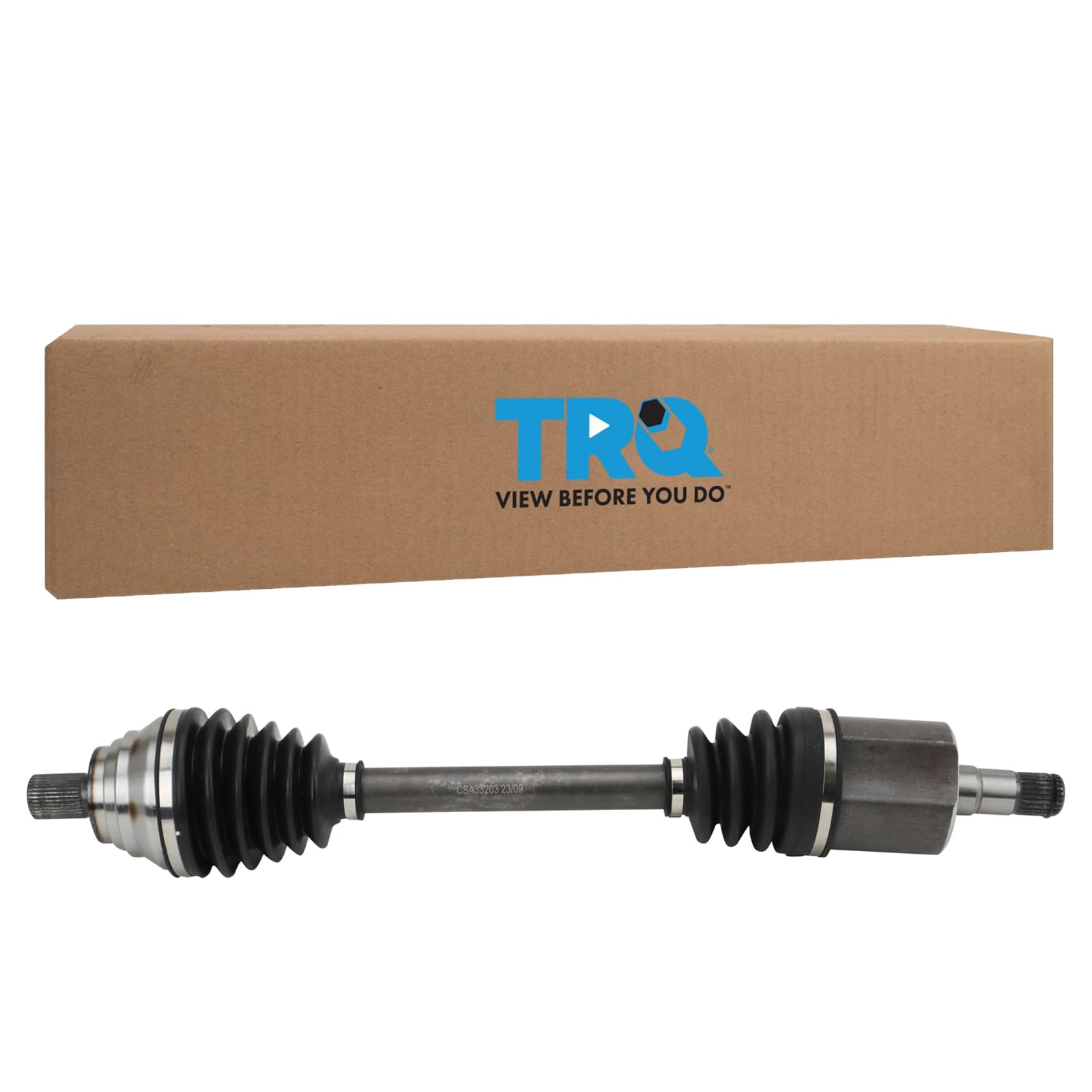 TRQ Front Left CV Axle Shaft Assembly Drivers Side Compatible with 2012-2014 Volkswagen Beetle Passat