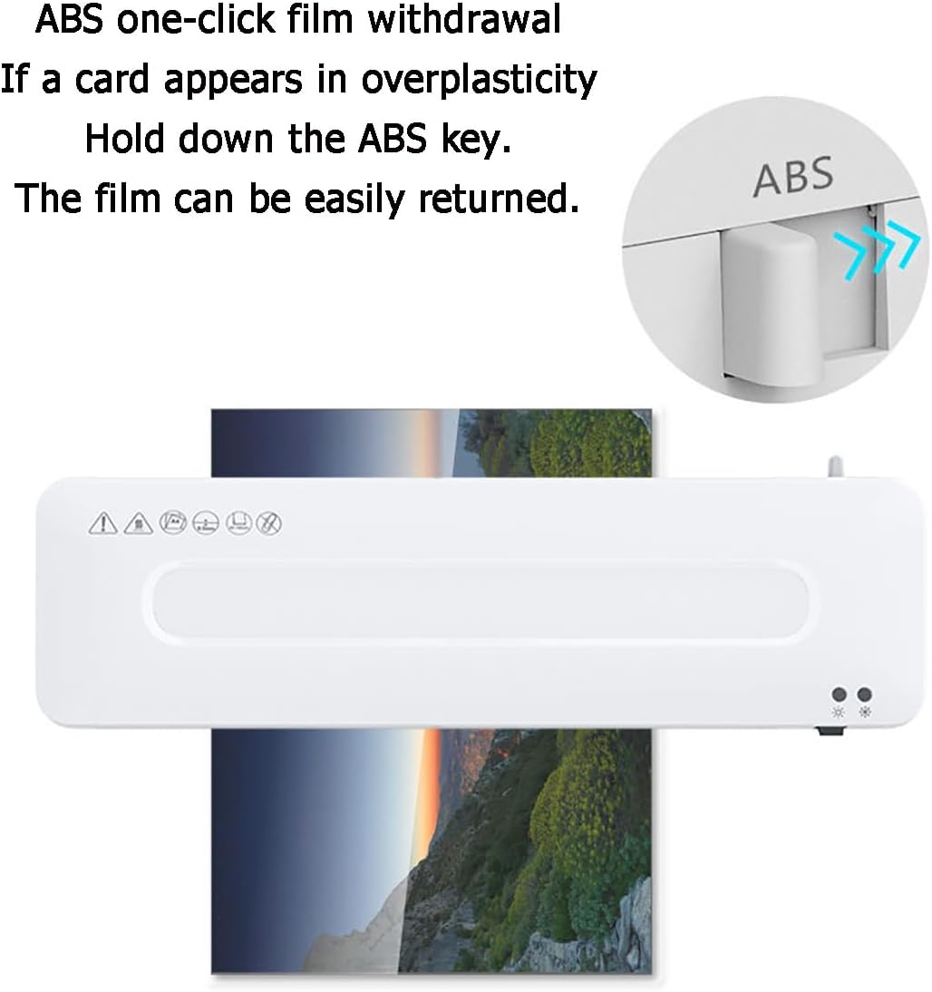 A3 Lamination Machine,13 Inch Laminating Machine w/Hot and Cold Settings,40 Laminating Pouches,Sheets Pouches,Paper Trimmer,Hole Puncher,for Posters