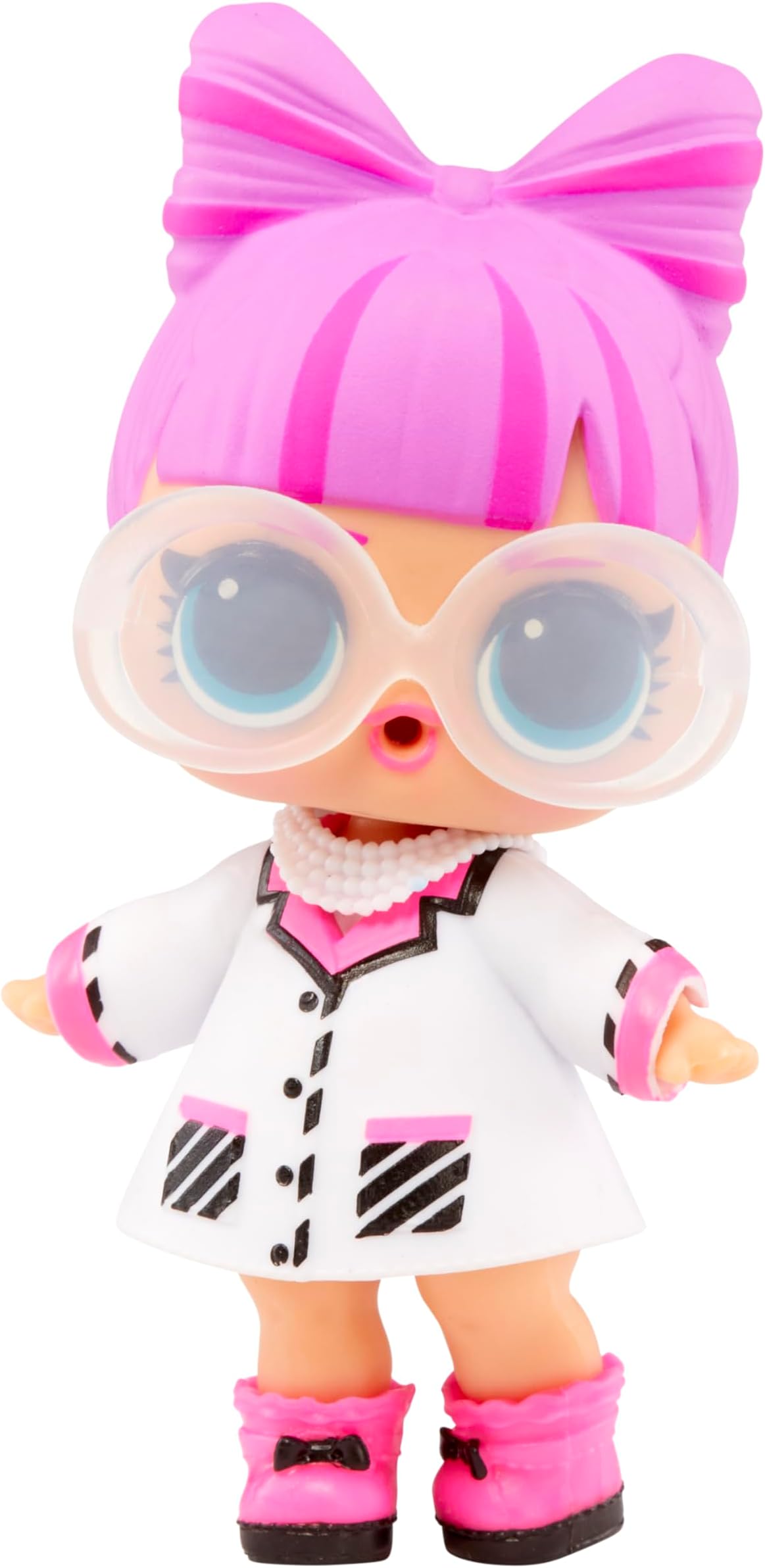 L.O.L. Surprise Tots P.H.D.B.B. Collectible Mini Doll Toy for Girls, Fun Unboxing Surprise with Pink Hair, Glasses & Outfit, Great Gift for Kids Ages 3+