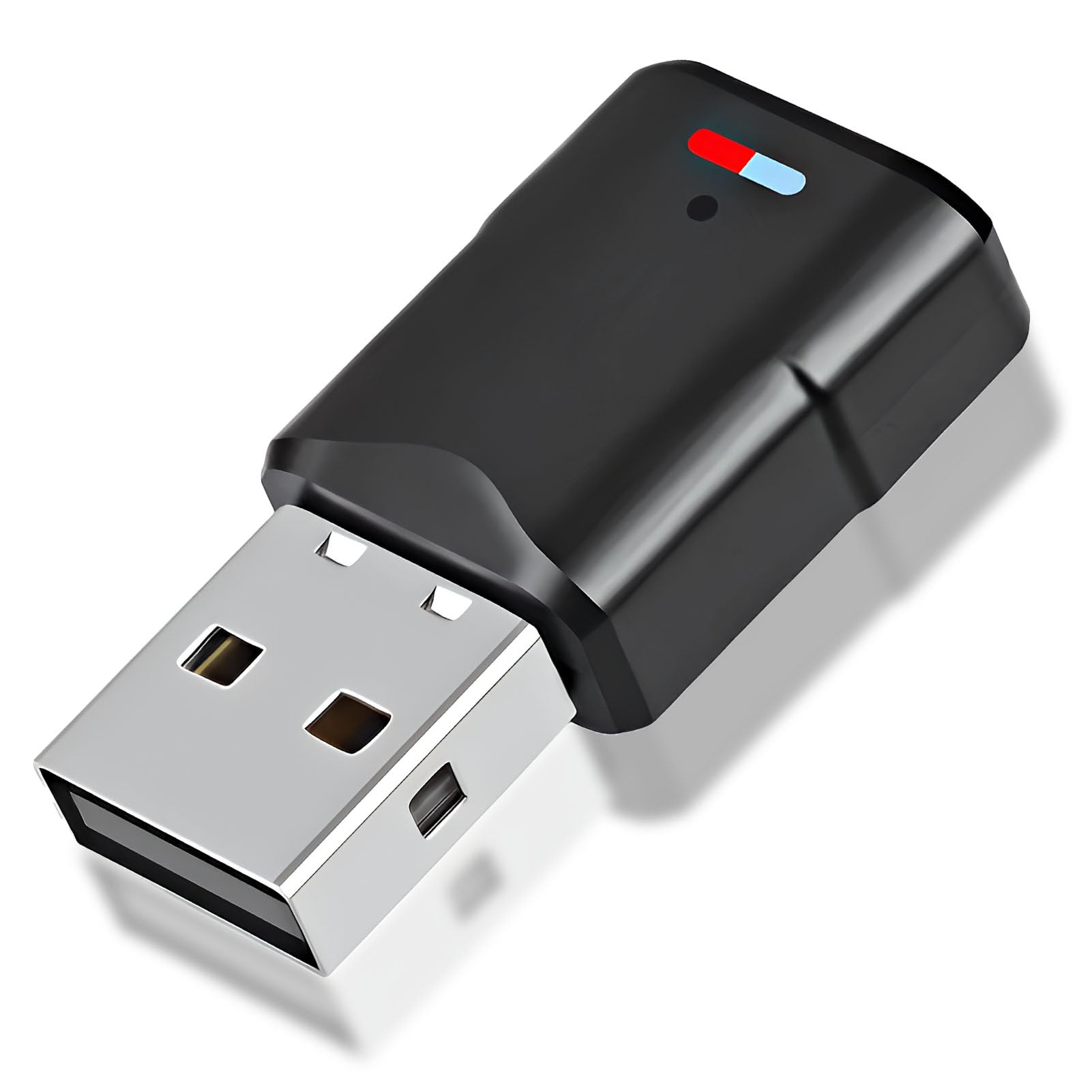 Adaptador Bluetooth USB 5.3 para PS5 PS4 PC Switch,3 Mbit/S Bluetooth Transmisor Receptor Audio Inalámbrico de Baja Latencia,Dongle Dual Link Plug and Play,Compatible con Window Macos Altavoce Casco