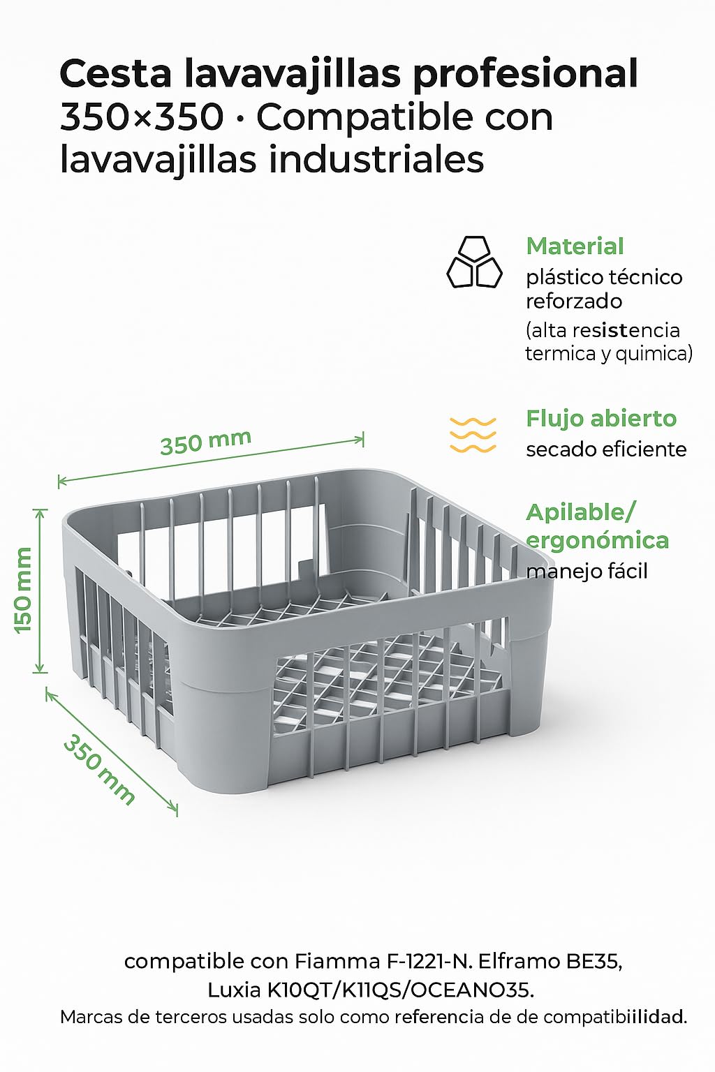 Cesto lavavaso 350 x 350 CLV-35-6345334