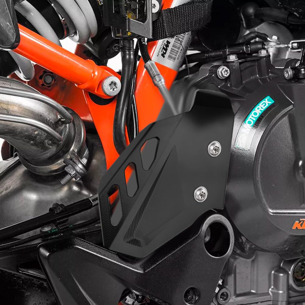 Modeer Copertura moto del cilindro freno posteriore compatibile con 790 Adventure/R 2019 2020 2021 2022 2023 2024 2025 Accessori CNC (arancione)