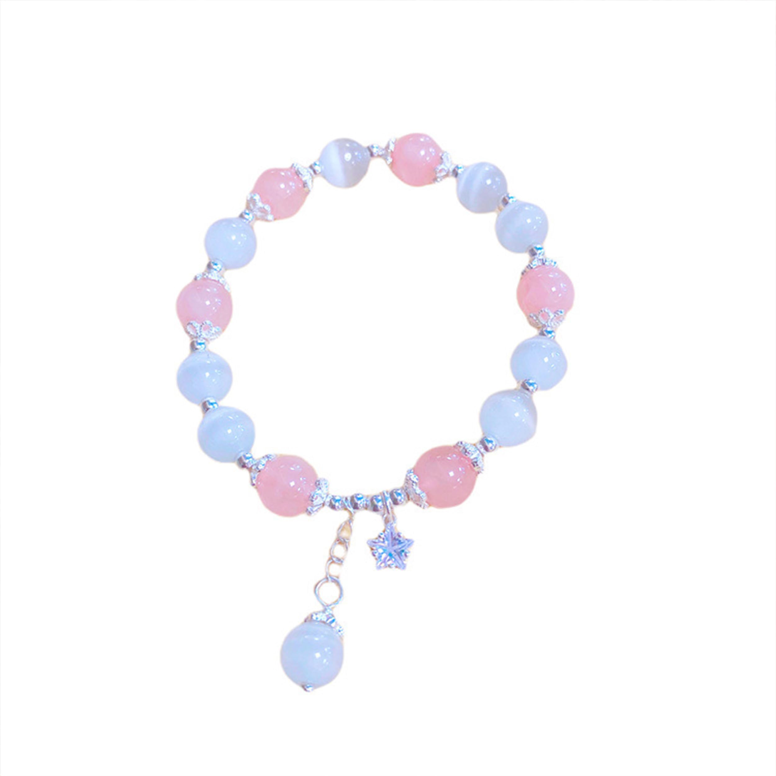 VIVANILLA Korean Butterfly Opal Stone Crystal Bracelet for Women and Girls Shining Round Bead Elastic Handmade Bracelets Jewellery for Best Friends Girlfriend Ideal Birthday Gift Giving (B) (B0CCKS9QZB) Amazon Price History, Amazon Price Tracker