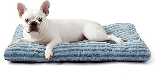 Miniatura 16 de FURTIME Cama Lavable para Perros de Tamaño Grande, Camas de Jaula para Perros de Lujo, Almohada Cómoda y Esponjosa para Perros, Alfombrilla