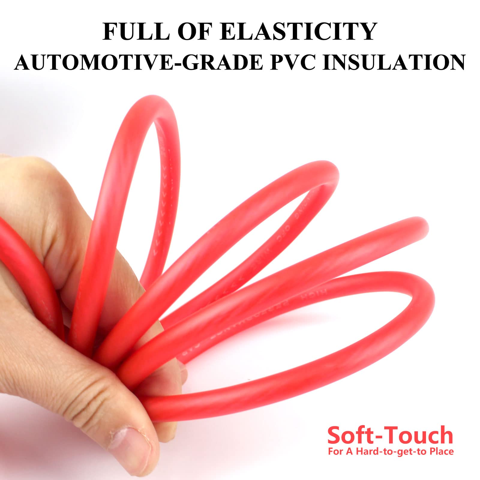 SUNNAREPOON 1 Package 12 Gauge Car Amplifier Wiring Install Kit, 12 AWG Complete Audio Amp Installation RCA Cable and AGU Fuse, Upgrade Car Subwoofer, Speakers, Radio Sound Quality