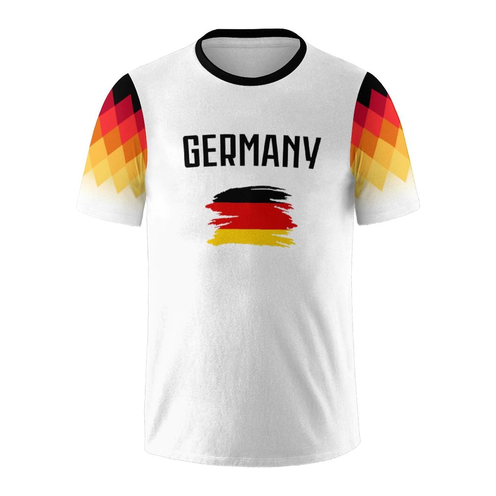 Soccer National T-Shirt Uniforms Printing Short Sleeve Shirts for Men Fans Apparel Gifts S-2XL, Germany, L — image 1