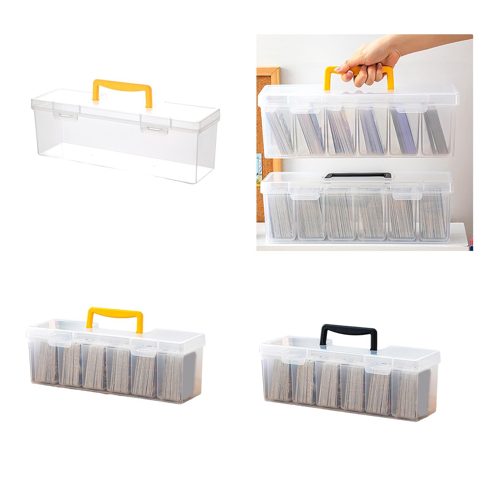 Amazon.co.jp: トレーディングカード収納ボックス 大容量コンテナ