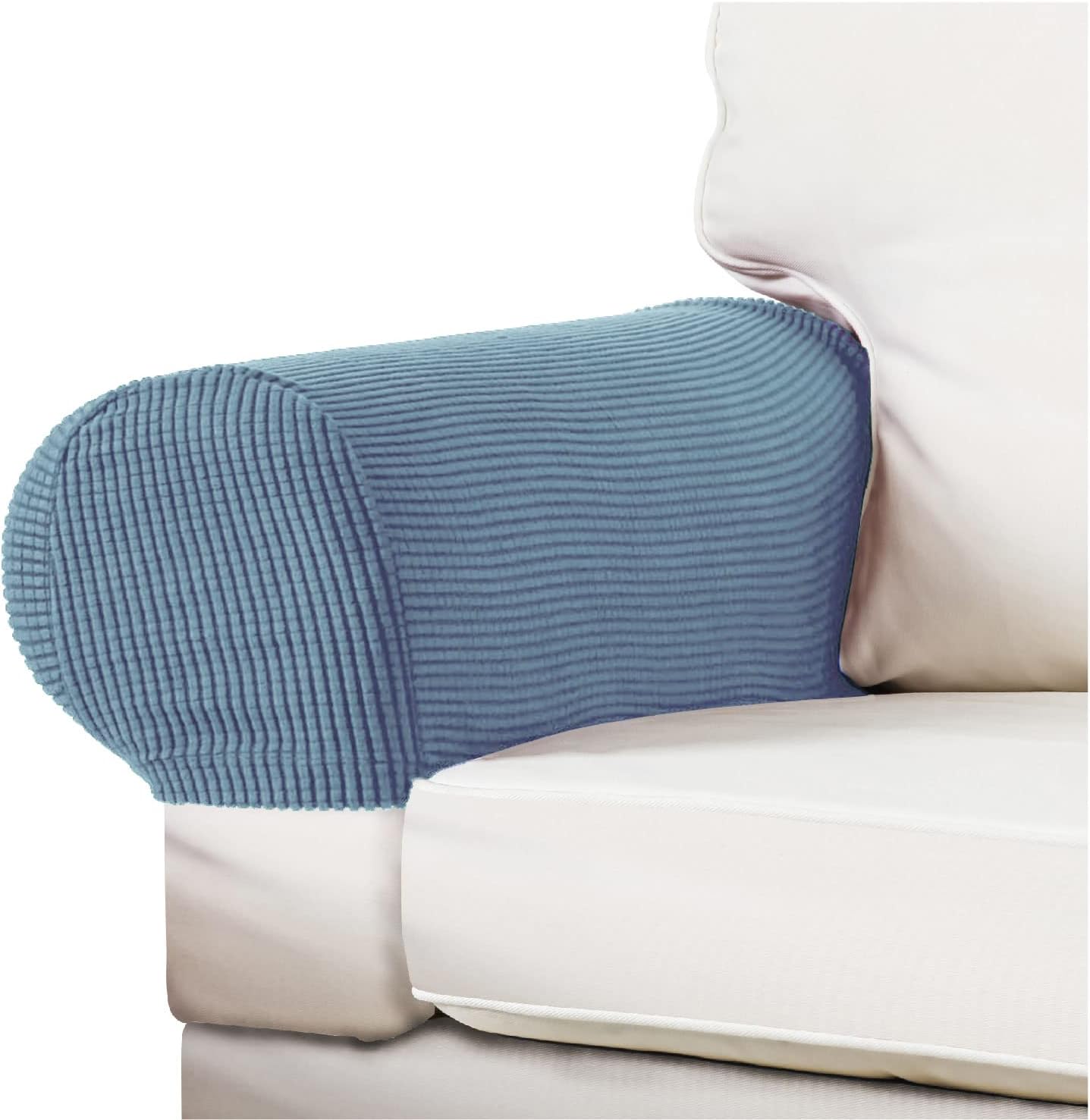 EDENATURE Couch Arm Covers for Chairs Stretch Armchair