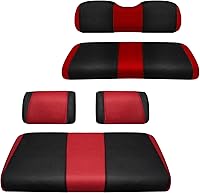 Vista 14 de Fundas de asiento de carrito de golf para 2 pasajeros, cubierta de asiento delantero para EZGO TXT OEM Cojín de asiento ordinario, funda de asiento