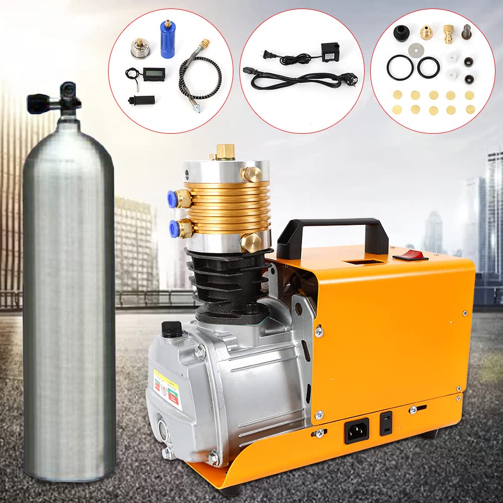 30MPA 4500PSI Pompa ad aria ad alta pressione, 1800 W, compressore d'aria elettrico PCP compressore d'aria