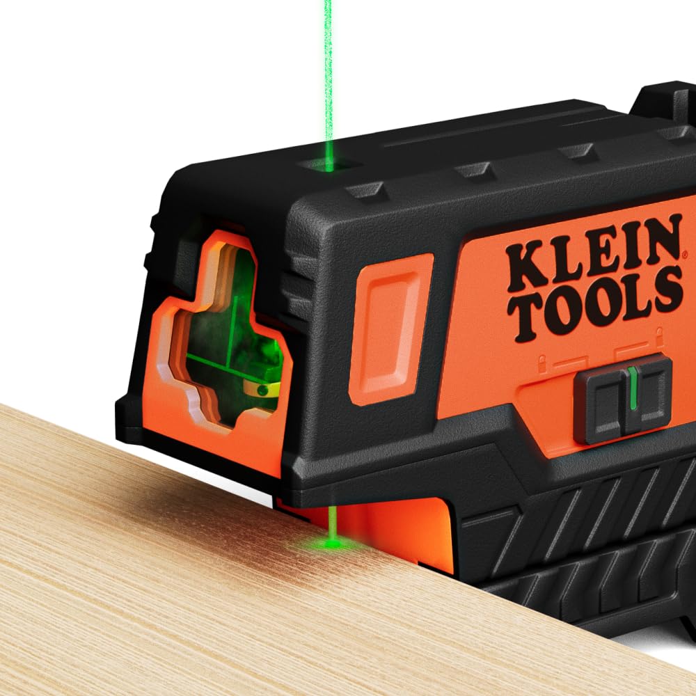 Klein Tools Laser Level - 75ft, Green Line -7 Klein Tools Laser Level - 75ft, Green Line -7