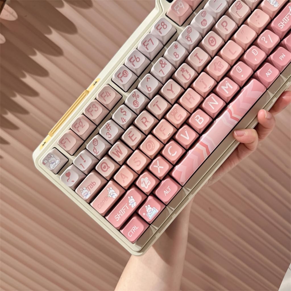 PBT Keycaps Set Color Theme Keycap XDA Profile for 64/96/104/108 Layouts Mechanical Game Keyboards Keycaps