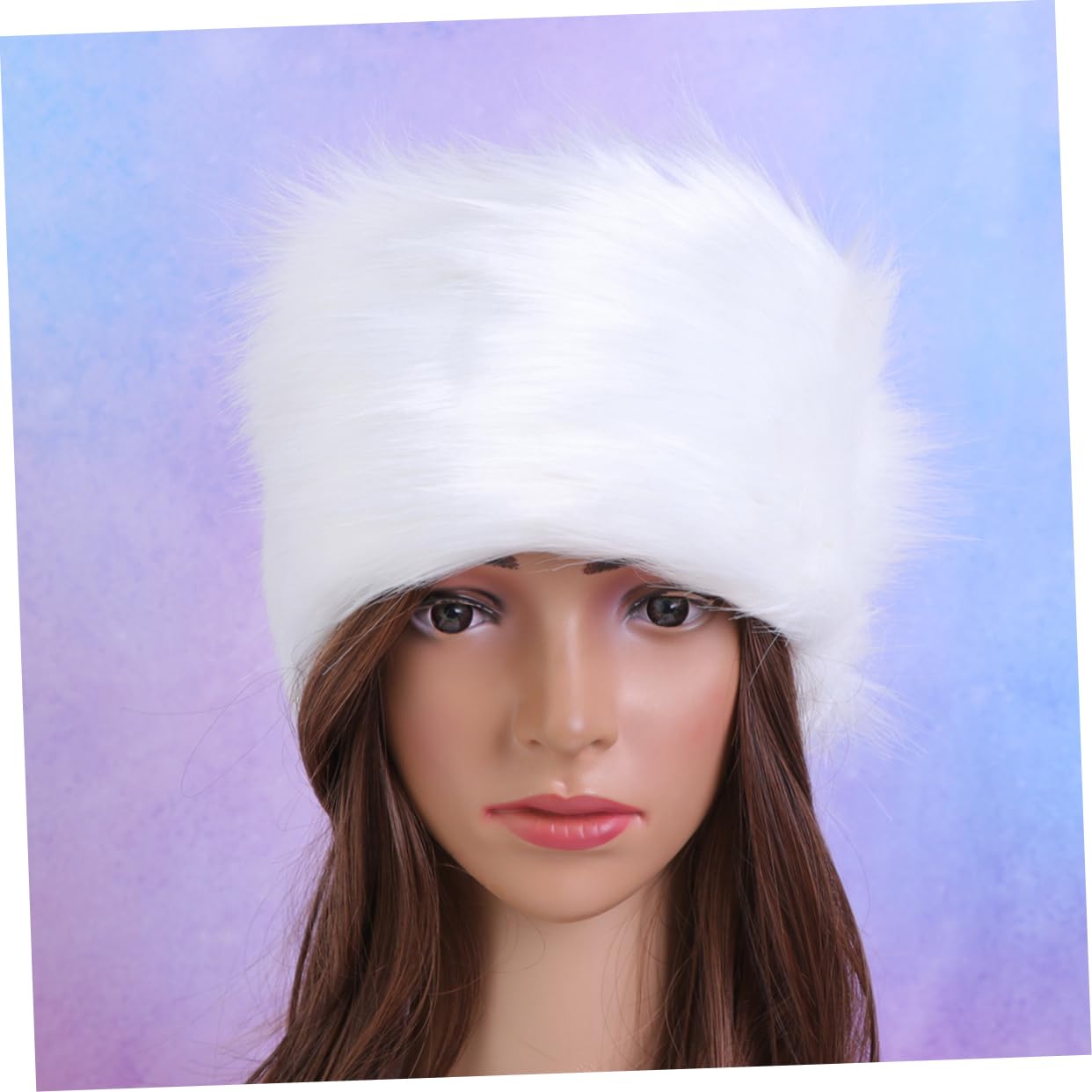 SOIMISS 3piezas Diadema De Piel Sintética De Imitación De Accesorio De Moda para Mujer Cálido y Cómodo para Otoño Invierno