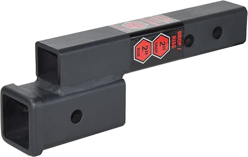 TOPTOW Trailer Hitch Extender 2" Drop/Rise, 2" Receiver Hitch |