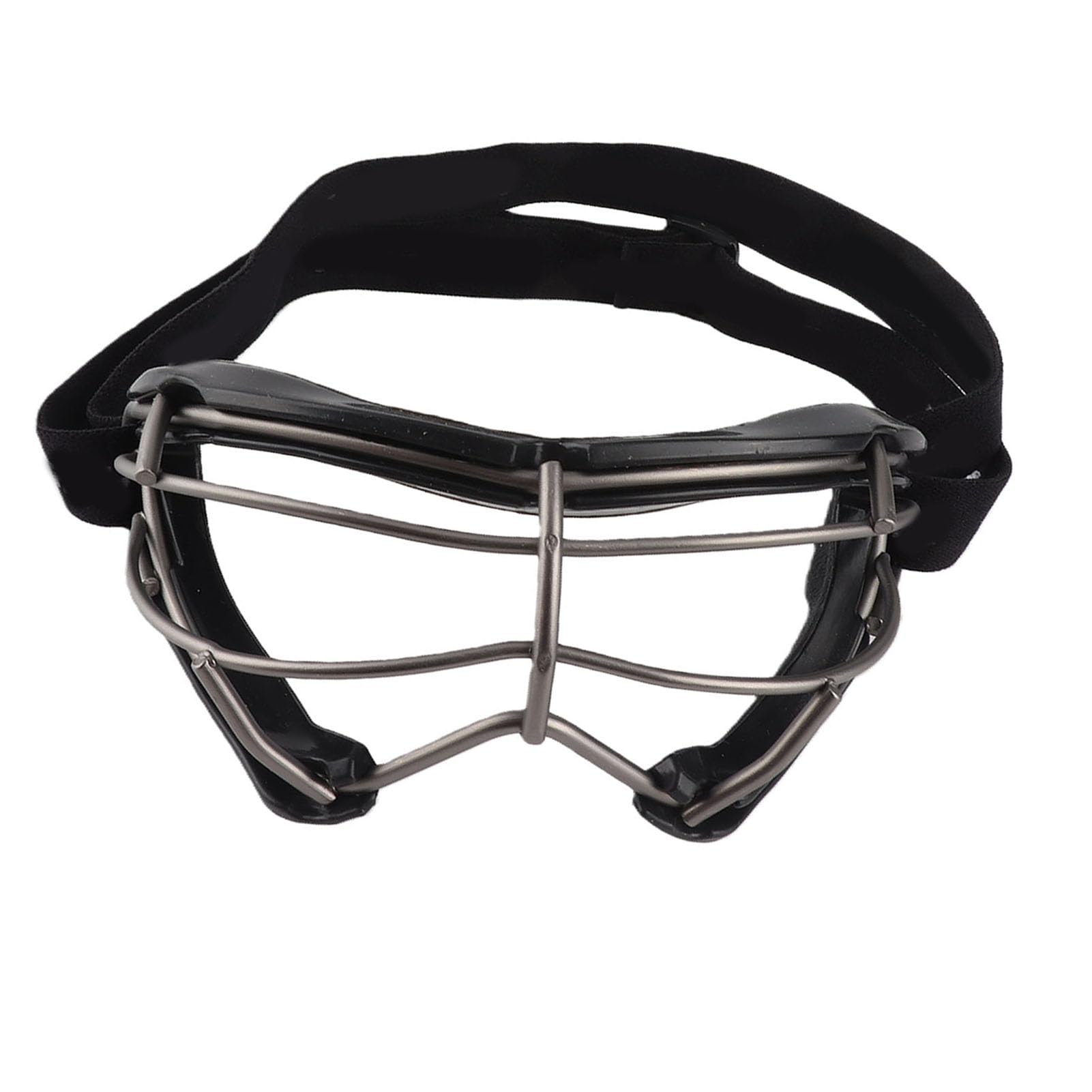 CHICIRIS Gogle do Lacrosse Silikonowe Antypoślizgowe Okulary Ochronne Rama ze Stopu żelaza Szerokie Pole Widzenia Lekka Osłona Twarzy dla Kobiet Trening Sportowy Trening Hokejowy