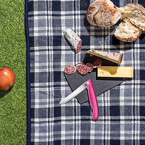 Foto von Victorinox, Swiss Classic, Profi Tomaten- und Tafelmesser, Extra Scharfe Klinge, Wellenschliff, 11 cm, Robuster Kunststoffgriff, Rostfreier Stahl, pink