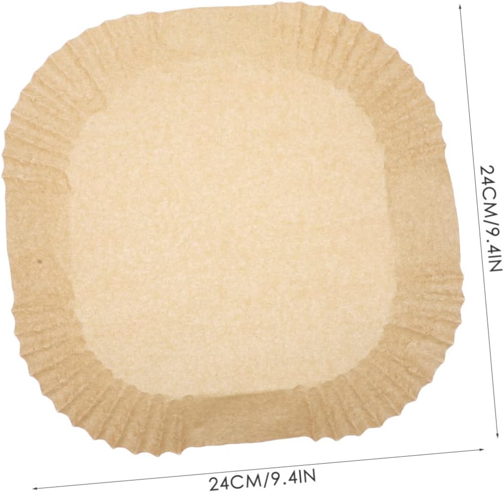 300pcs Air Fryer Paper Liner - Baking Pad for and Cleaning and Oil-absorbing for Baking Roasting and Frying