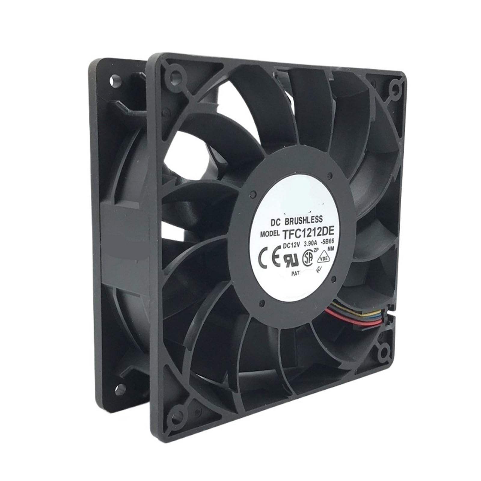 YUSKICCNE 120mm TFC1212DE 12038 12V 3.9A Fan | 250CFM Cooling Fan 5500RPM Dual Ball Bearing