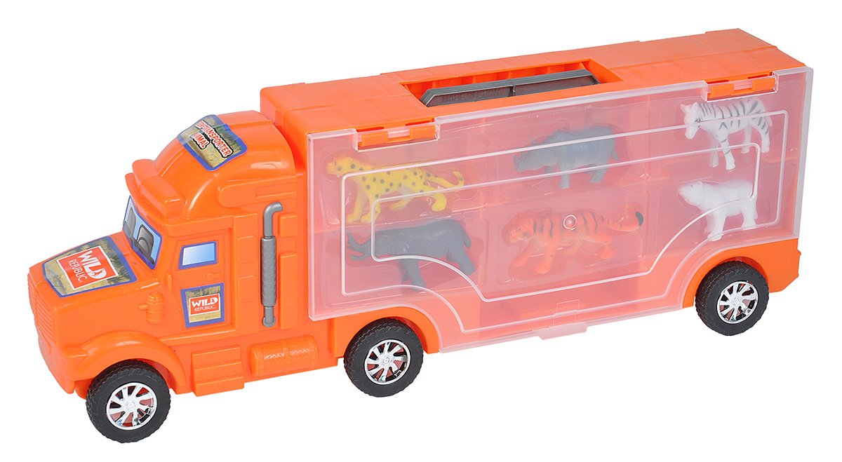 Wild Republic Animal Semi Transport Playset
