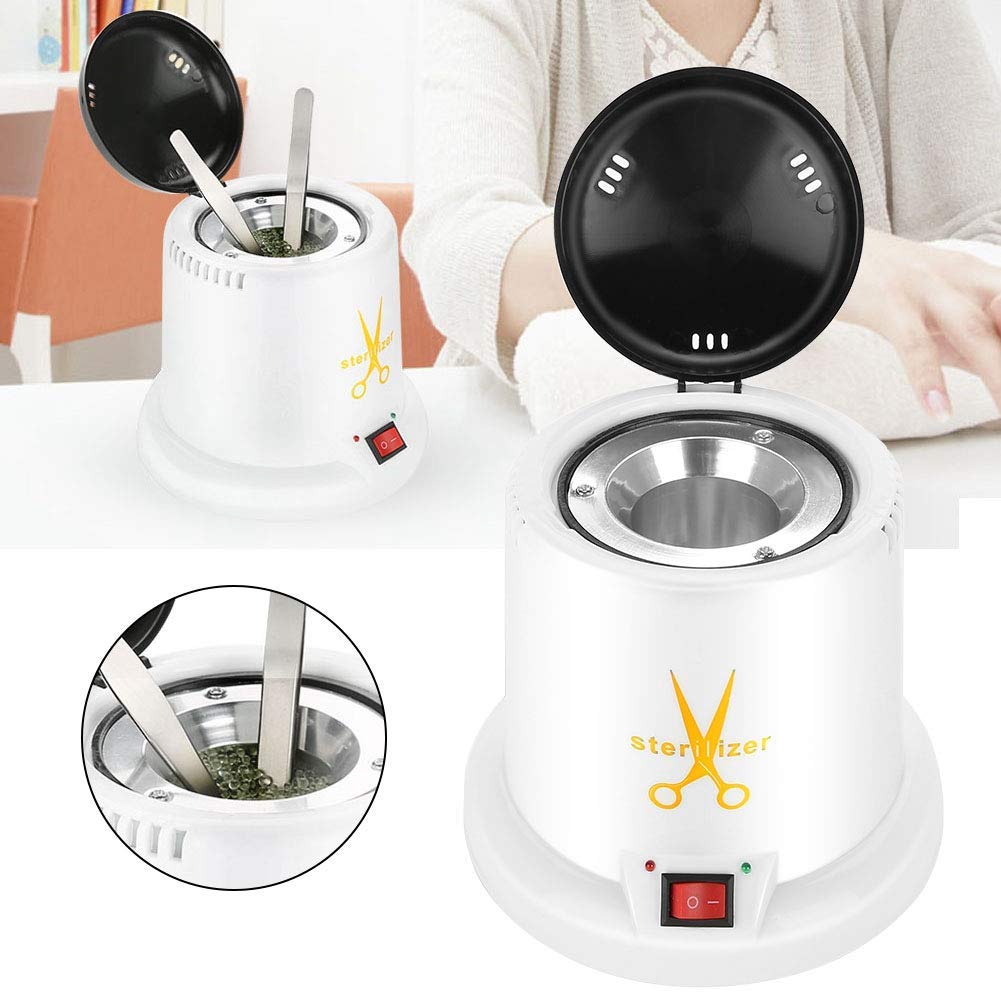 Metallwerkzeug Sterilisator, Heißluftsterilisator für Scheren & Pinzetten, Nagelwerkzeug Reiniger, Desinfektion bei Hoher Temperatur, Nail Art Sterilisationsmaschine