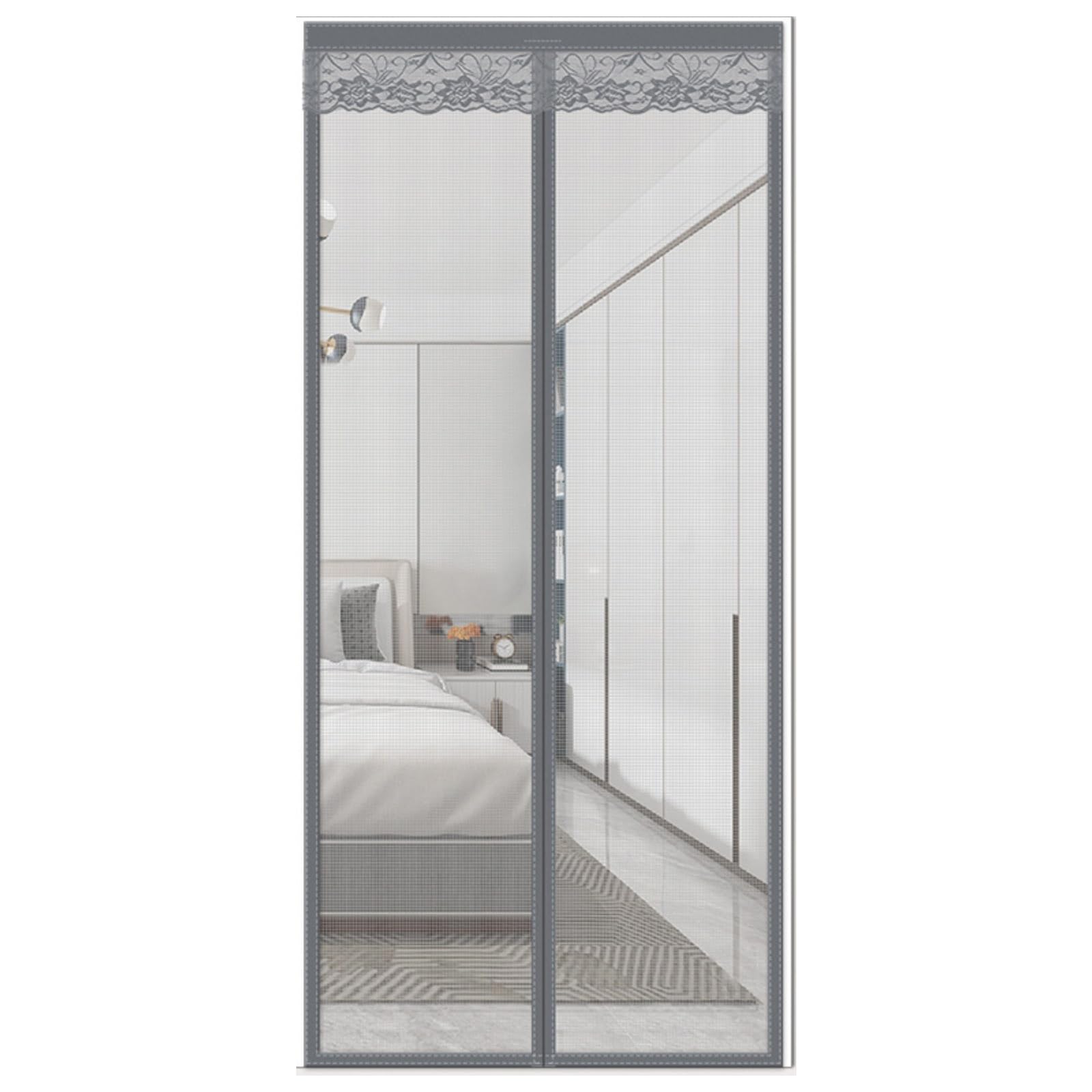 Moustiquaire magnétique pour porte-fenêtre pour un été sans moustiques