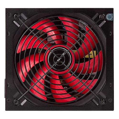 UNYKAch ATX 700W Gaming alimentatore per computer Nero, Rosso