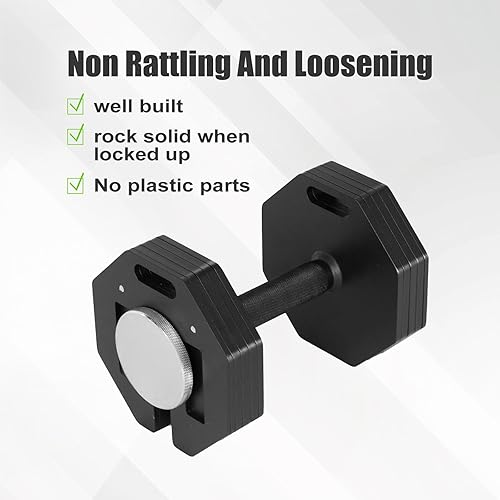 Miniatura 5 de Adjustable Dumbbell Weight Plates, Each 5lb Durable Versatile