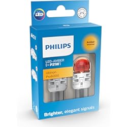 Led Intermitente Para Auto Philips Ultinon Pro6000 LED foco de señalización para automóvil (PY21W amber)