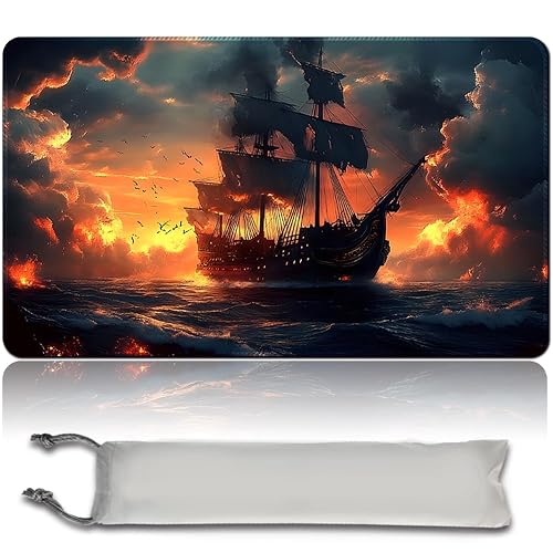 MTG Spielmatte MTG PlayMat - 60 cm x 35 cm, arte original, alfombra de juego TCG antideslizante con fondo…