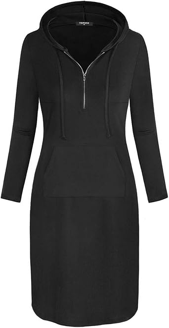 zip hoodie dress