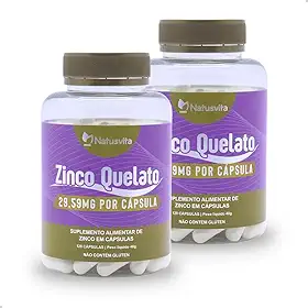 Kit 240 cápsulas Zinco Bisglicinato (Quelato). 2 und.