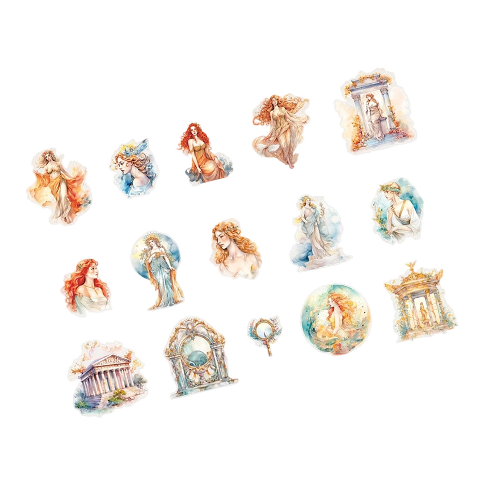 Nucelit Size PET Transfers 80x80mm European Statistics for Journals and Writing Materials Waterproof Scrapbooking Transfers