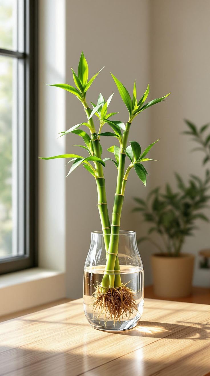 Lucky Chinese Bamboo Plant Without Pot (Pack of 1) Healthy House Plant for Indoor Decorative Gardening Projects-image-14
