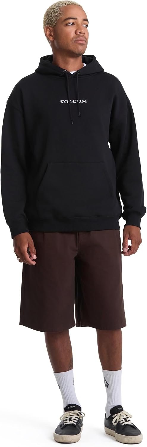 Volcom mens Long Sleeve Hooded Fleece, Loose Fit
