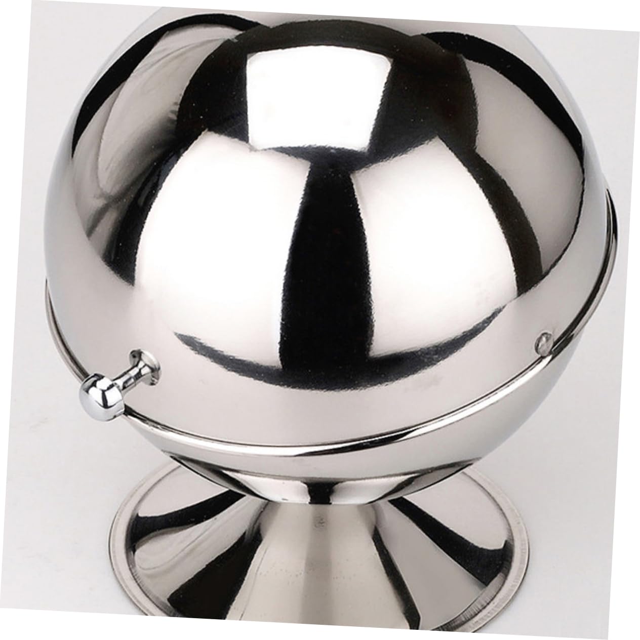 Garneck Stainless Steel Sugar Cup Reversible Seasoning Jar Spices Storage Pot Food Storage Canister for Kitchen