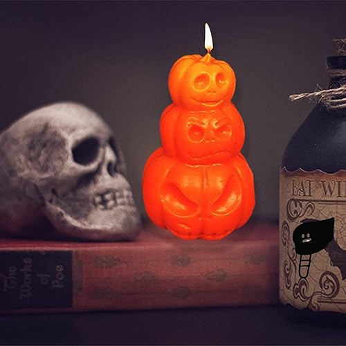 Miniatura 3 de Moldes de calabaza de Halloween de silicona TOPYS para hacer velas, moldes de resina 3D para jabón, aromaterapia, cera, resina, arte, arcilla,