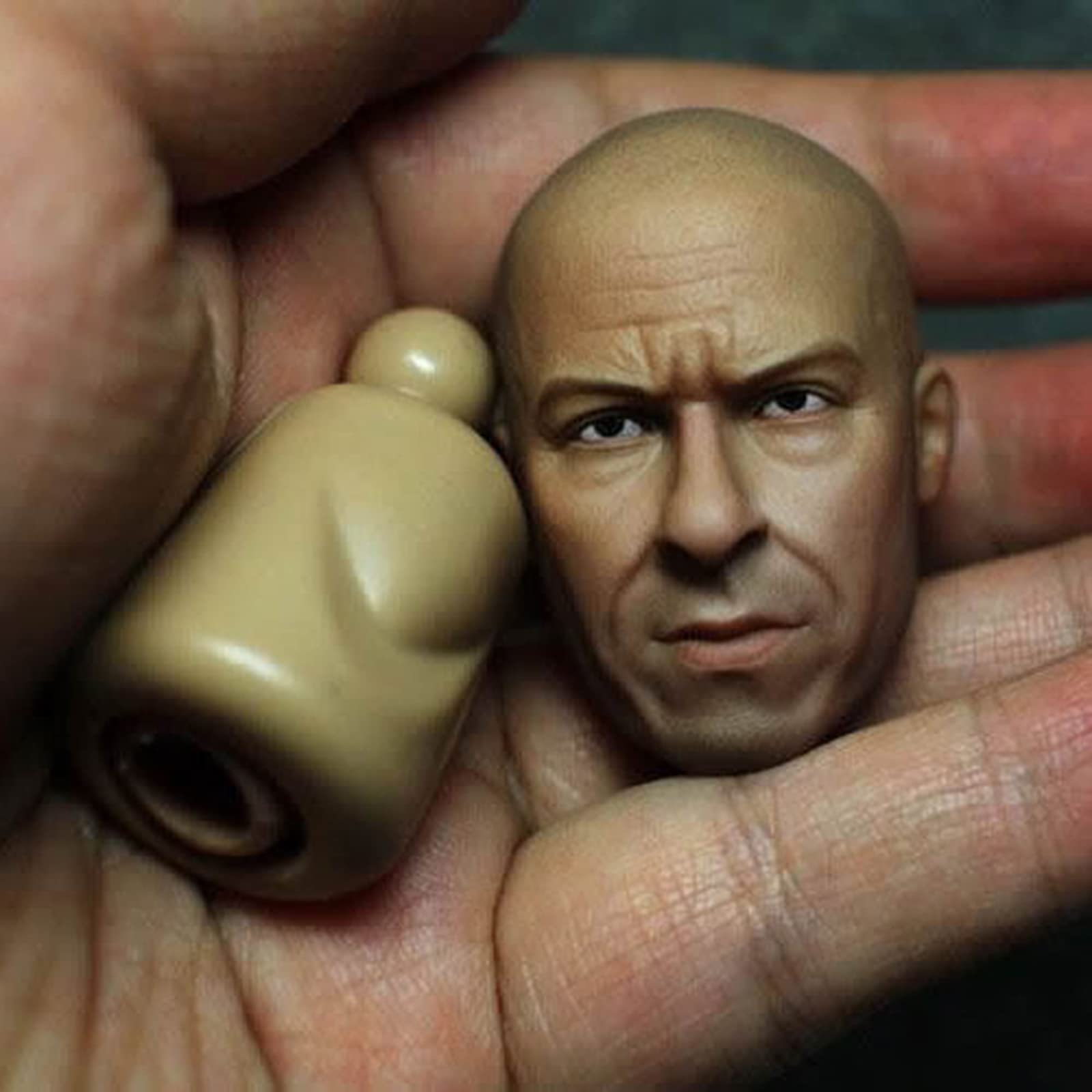 1/6フィギュア用ヘッド Amazon.co.jp: 1/6スケール男性フィギュアヘッドスカルプト、ヴィン