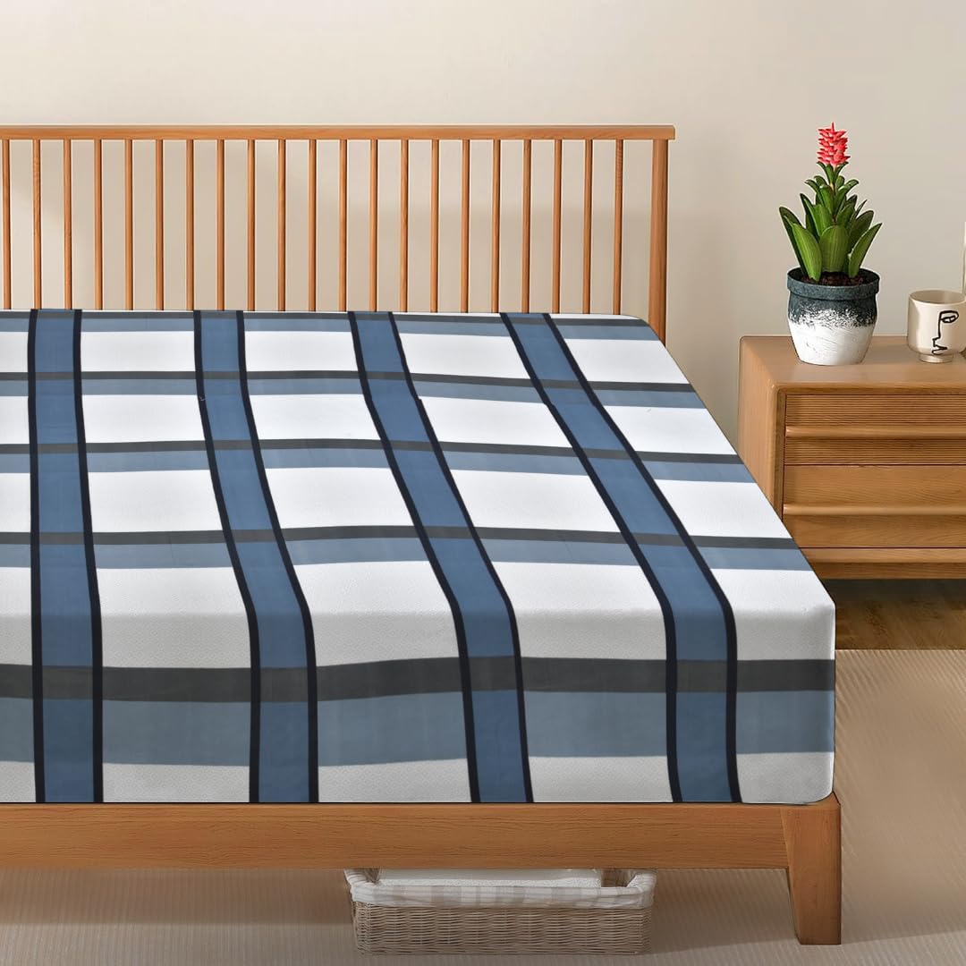 EverSoft Bedding Pack of 2 Super King Fitted Sheets Premium Extra Deep 35cm Pocket Bed Linen Floral Printed Mattress Cover Twin Pack
