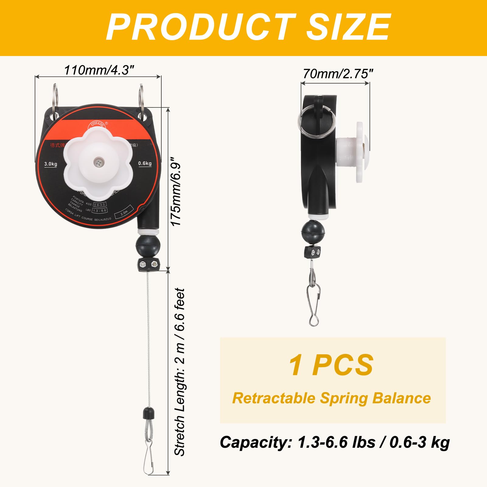 PATIKIL Retractable Spring Balancer - Image 2