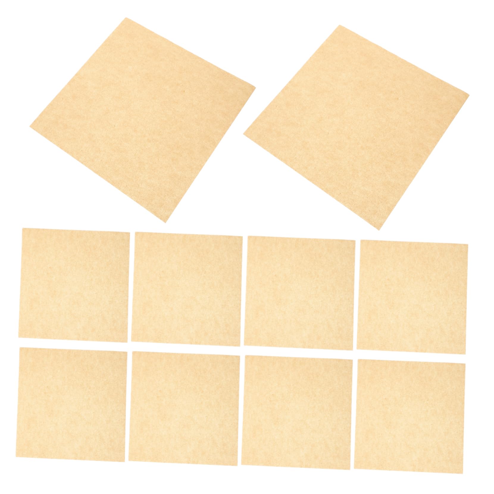 PRETYZOOM 500 Feuilles de Papier Alimentaire Ingraissable, Résistant à L'huile, pour Pizzas et Sandwiches, Usage Snack et Traiteur