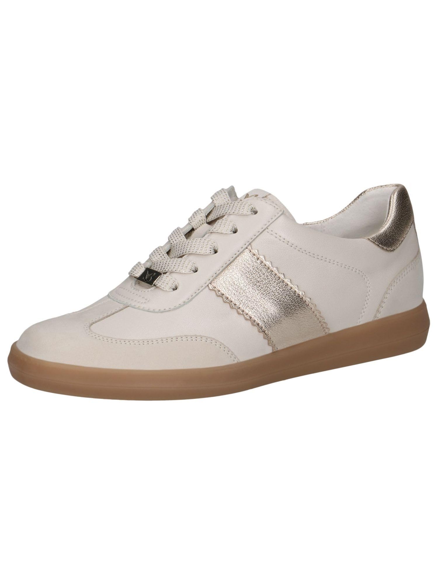 Caprice Women's Tan Map Trainers  Size 6.5