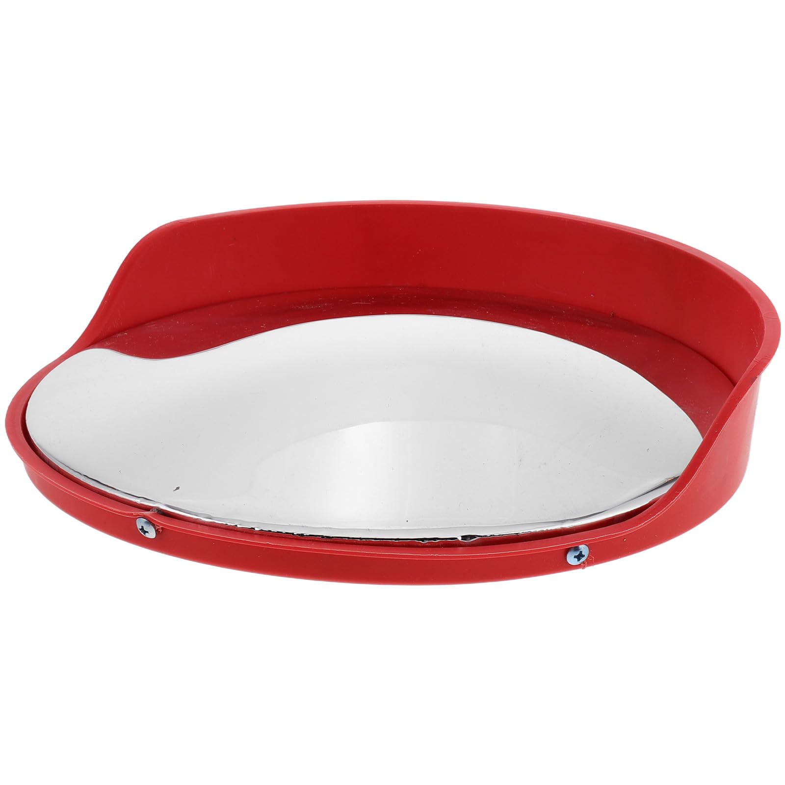 Miroir Convexe Extérieur Rond pour Circulation et Garages, Vue Grand Angle Design Antieffraction en Tôle Galvanisée et Pcb, pour Angles de Rue