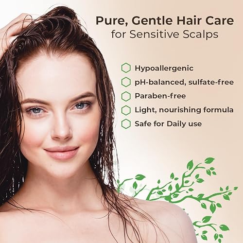 Miniatura 3 de Wild Naturals Champú para psoriasis para eccema 98 natural 80 orgánico sin sulfatos calmante anticaspa escamoso picazón jabón para tratamiento del