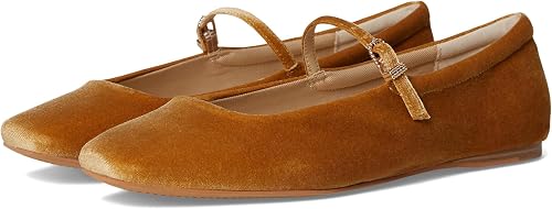 Dolce Vita Women's Reyes Ballet Flat, Honey, 6.5