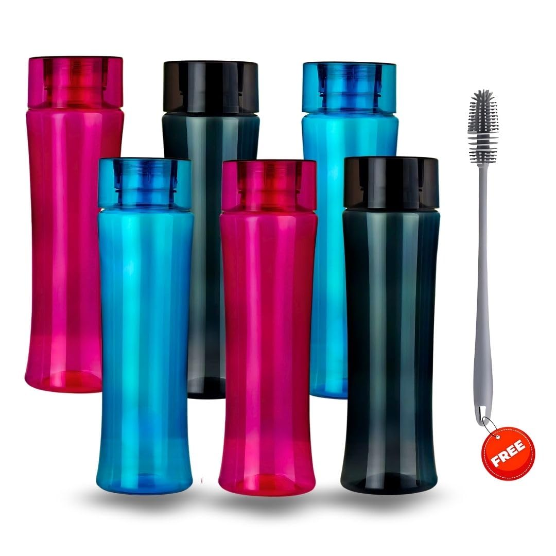 Leak-Proof Fridge Water Bottle - 6 Pack -1