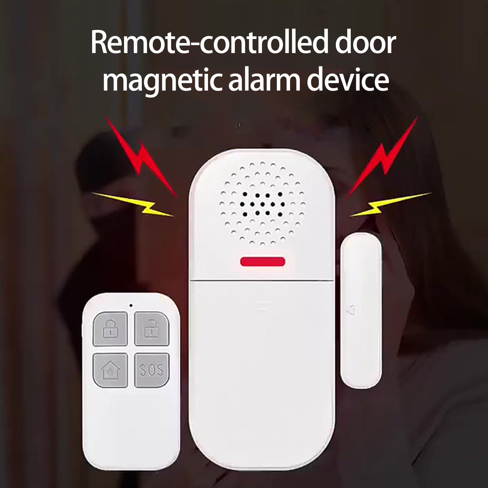 Allarme con sensori magnetici Intelligenti con Telecomando Regolabile Avviso da 130 per la Sicurezza delle finestre delle Porte I Bambini Anziani utilizzano l ' Allarme della Porta