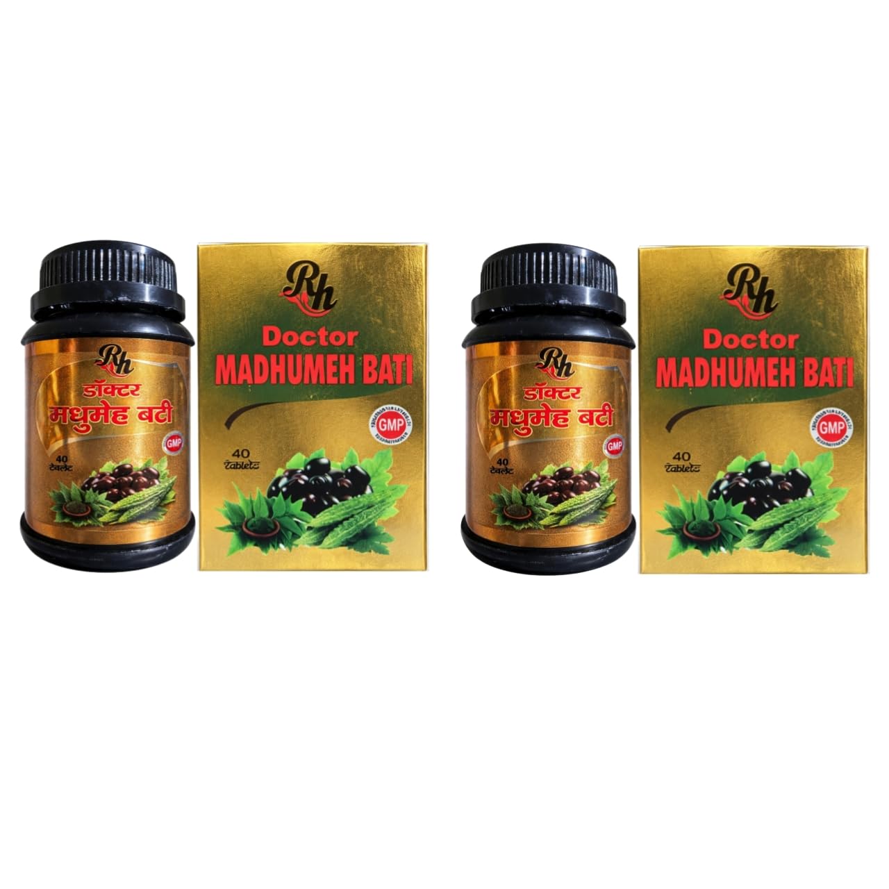 RH Madhumeh Bati Tablet||Pack of (40 tab×2 bottle) 100% Ayurvedic product||Fast Action Without Any Side Effect.-image-44