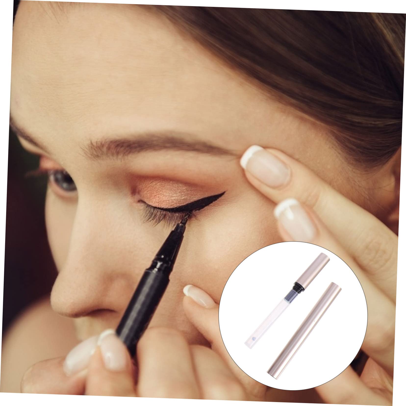Didiseaon 15pezzi Per Eyeliner Ricaricabile Per Eyeliner Applicatore Portatile Per