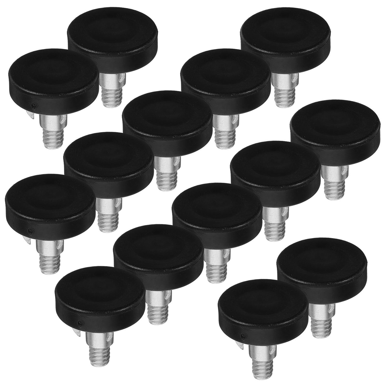 Patas niveladoras resistentes rosca 1/4 con altura regulable para proteger suelos